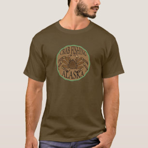 T-shirt Crabe pêchant le port néerlandais Alaska