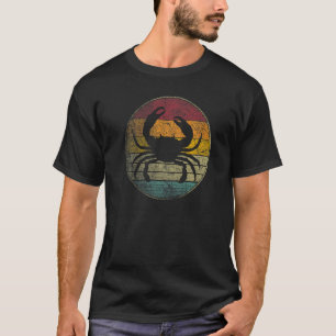 T-shirt Crabe Poisson Pêche Pêcheur Gif Style Rétro Vintag