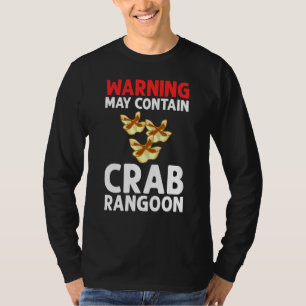 T-shirt Crabe Rangoon Crème Fromage Wontons Sauce de tremp