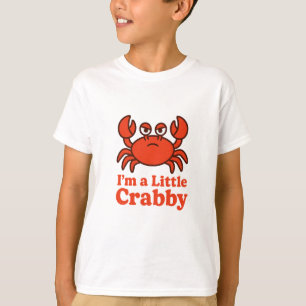 T-shirt Crabe Rouge Enjoué – Humour “Je suis un peu grinch
