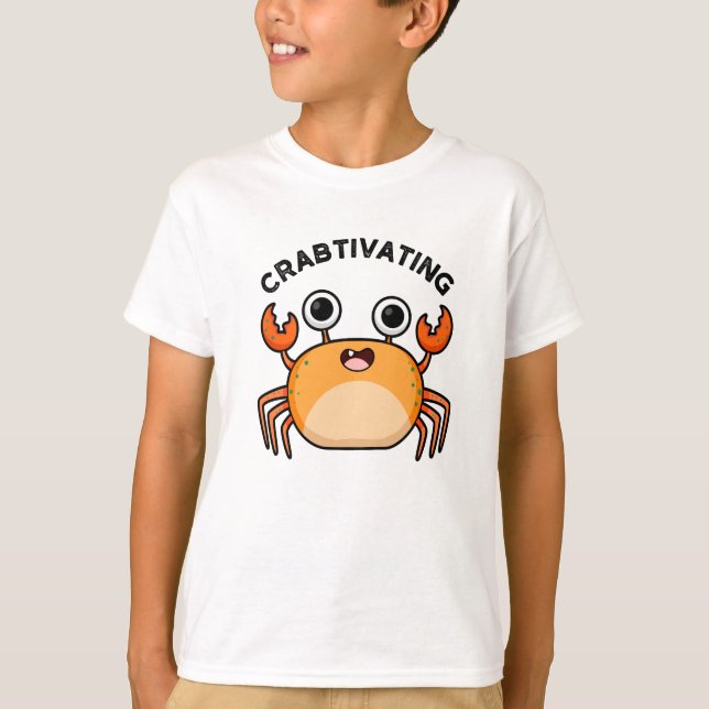T-shirt Crabétiser un touron de crabe amusant (Devant)