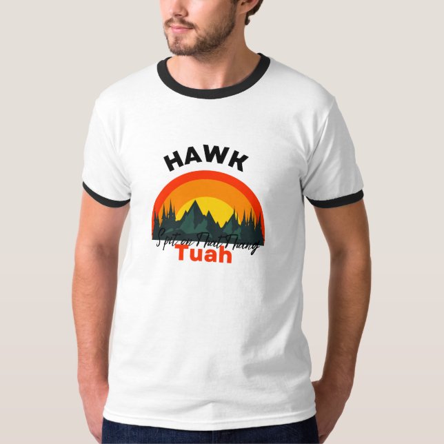 T-shirt Cracer sur le faucon-tuah de Thang (Devant)