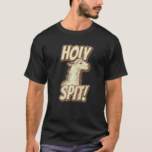 T-shirt Crachat Saint Jeu De Mots Pour Un Fan De Lama