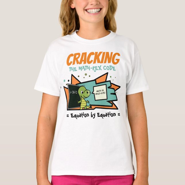 T-shirt Cracing du code Math-Rex (Devant)