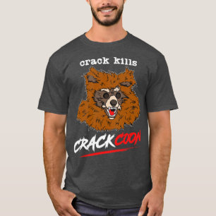 T-shirt Crack Crack tue l'art du ventilateur