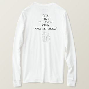 T-shirt Crack ouvrir une autre chemise brassée