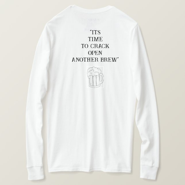 T-shirt Crack ouvrir une autre chemise brassée (Design dos)