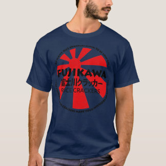T-shirt Crackers de riz Fujikawa RxTp1 noir