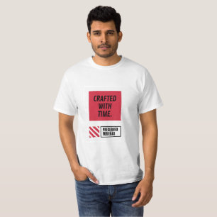 T-Shirt 'Crafted With Time'