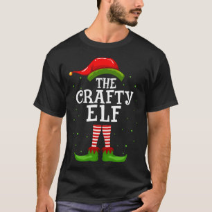 T-shirt Crafty Elf Christmas Matching Family Pajama Co