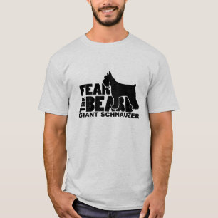 T-shirt Craignez la barbe - Schnauzer géant