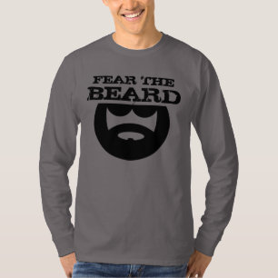 T-shirt Craignez la chemise de barbe pour les hommes