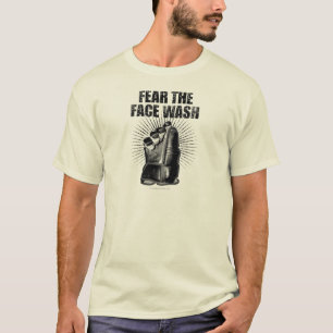 T-shirt Craignez le lavage de visage (l'hockey)