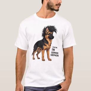 T-shirt Craignez-Moi Je Suis un Berger Allemand   Chien à 