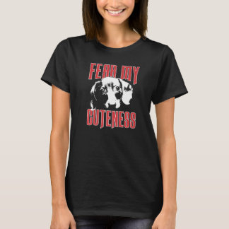 T-shirt Craignez mon Beagle mignon