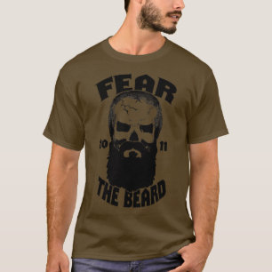 T-shirt Craindre le crâne de la barbe Chemise par Craindre