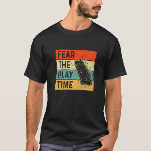 T-shirt Craindre Le Devis De Temps De Jeu Pour Un Crickete