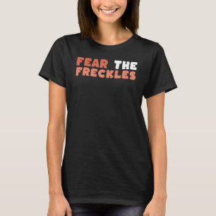 T-shirt Craindre les taches de rousseur Poil de carotte Ir
