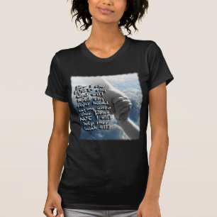 T-SHIRT CRAINTE DE 41:13 D'ISAÏE PAS - JE TIENDRAI VOTRE