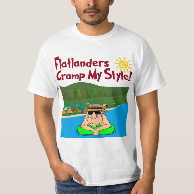 T-shirt Crampe de Flatlanders mon style (Devant)