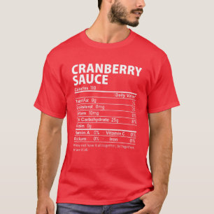 T-shirt Cranberry Sauce Costume Thanksgiving Alimentation 