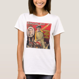 T-shirt Crandall Le Clown En Train D'Interpréter Sa Mule