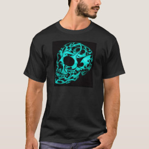 T-shirt crâne 3D gothique