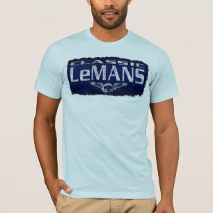 T-shirt Crâne à ailes par classique bleu de Pontiac le