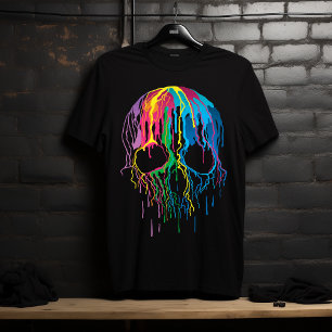 T-shirt Crâne à séchage psychédélique