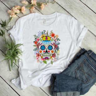T-shirt Crâne à sucre Dia De Los Muertos