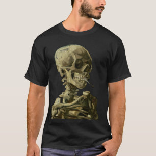 T-shirt Crâne avec cigarette par Van Gogh