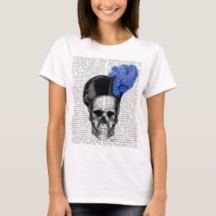 T-shirt Crâne avec le casquette bleu