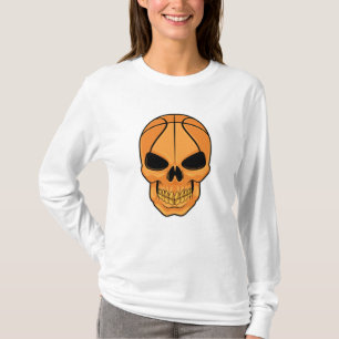 T-shirt Crâne avec tête de basket