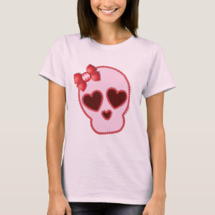 T-shirt Crâne Batgirl avec fond