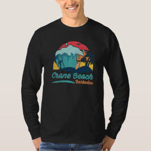 T-shirt Crane Beach Barbados Beach Summer Surfing Sunset P