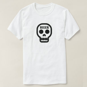 T-Shirt Crâne Beer™ (Personnalisez-le !)