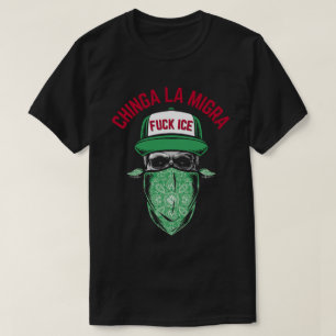 T-shirt Crâne Chinga La Migra