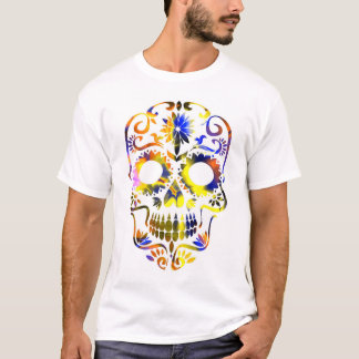 T-shirt crâne coloré