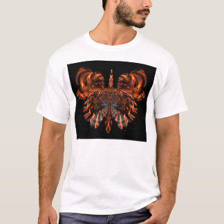 T-shirt crâne dans le papillon #04