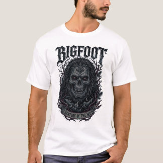 T-shirt Crâne de Bigfoot Sasquatch
