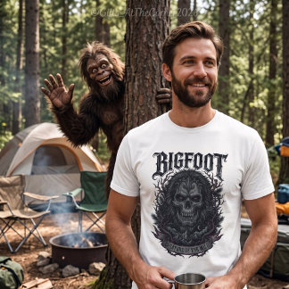 T-shirt Crâne de Bigfoot Sasquatch
