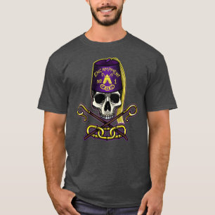 T-shirt Crâne de campement de camarades impairs et escrocs