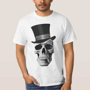 T-shirt Crâne de casquette supérieur