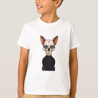 T-shirt crâne de chat