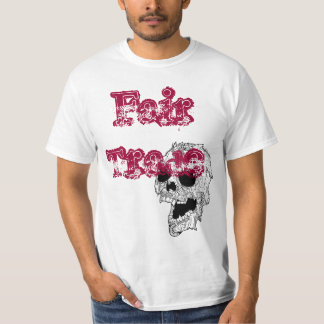 T-shirt Crâne de commerce équitable/T-shirt de pistolets