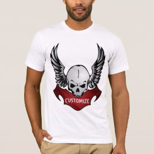 T-shirt Crâne de cycliste personnalisable