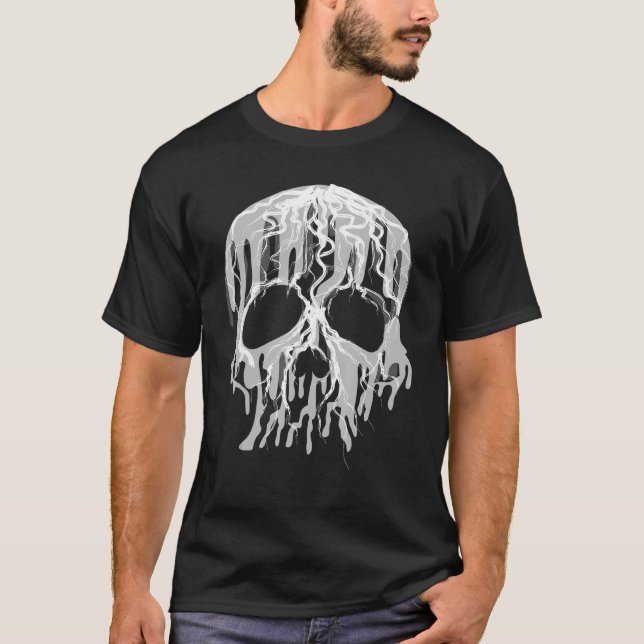 T-shirt Crâne de fusion Animée T (Devant)