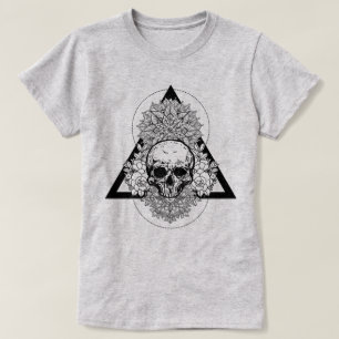 T-shirt Crâne de géométrie sacrée