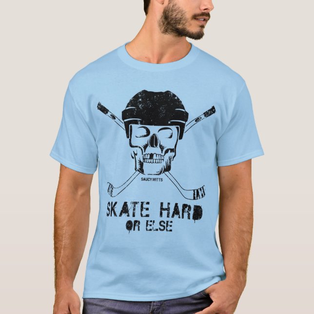 T-shirt Crâne de hockey (Devant)