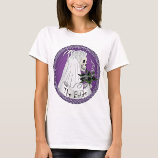 T-shirt Crâne de mariée - Violet